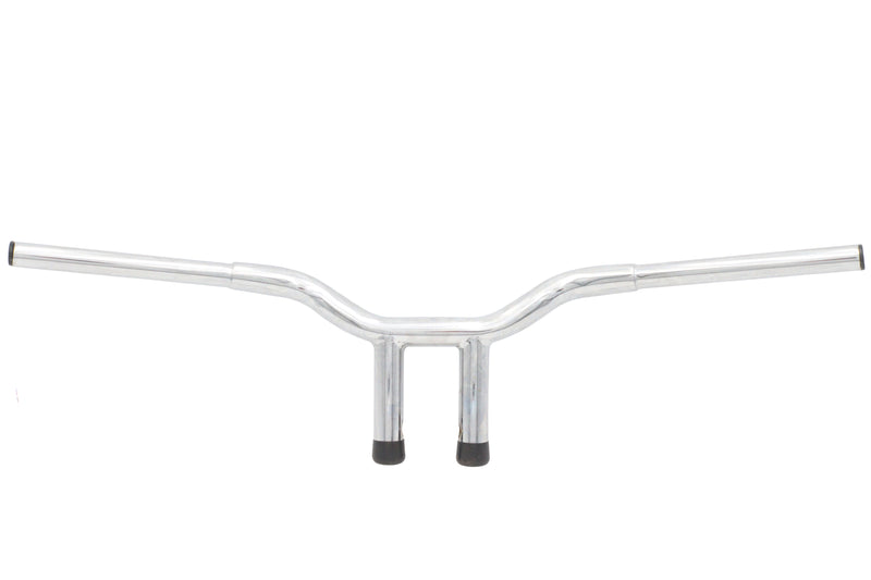 10 inch Combat Style Riser Handlebar Chrome