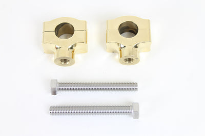 1 inch Handlebar Riser Set Brass
