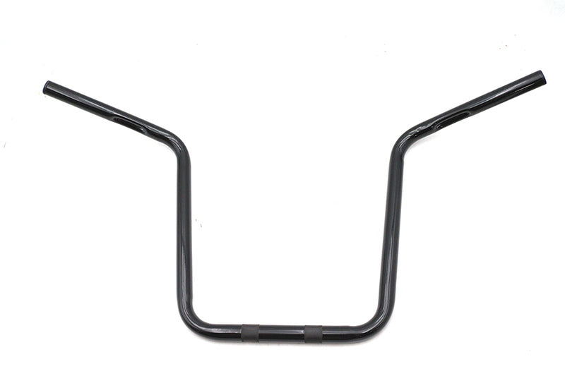 13 inch Replica Handlebar with Indents Black - 50343