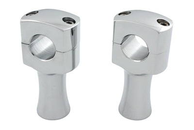 Chrome 3 inch Domed Riser