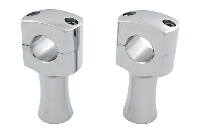 Chrome 3 inch Domed Riser