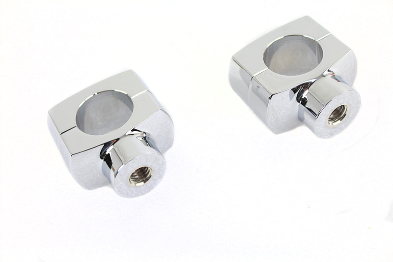 1-1/4 inch Shorty Riser Set Chrome