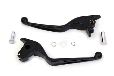 Matte Black 3-Slot Wide Hand Lever Set