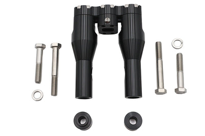 Wyatt Gatling 6 inch Baron Style Riser Set Black
