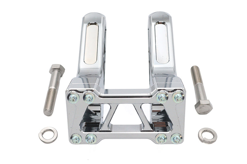 Wyatt Gatling 6 inch Pirate Style Riser Set Chrome