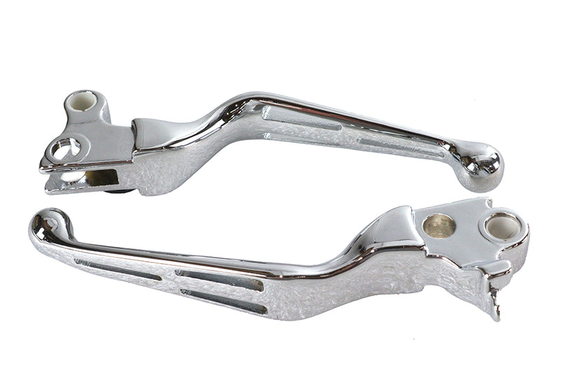 Chrome Slotted Hand Lever Set