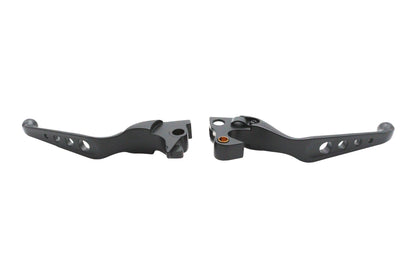 Black Drilled Hand Lever Set
