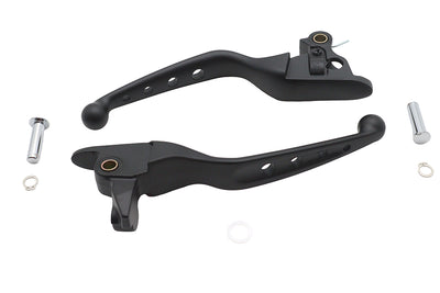 4 Hole Hand Lever Set Black