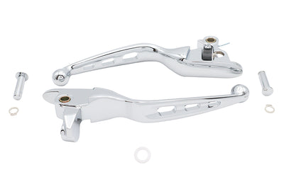 3 Slot Hand Lever Set Chrome