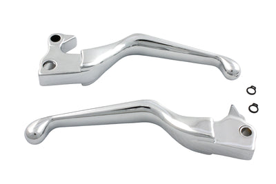 Chrome V-Cut Hand Lever Set