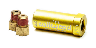 Residual Pressure Valve - New Style w/ Fittings - 4# / Gold - 26015366