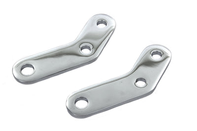 Chrome Elevated Footpeg Mount Bracket Set