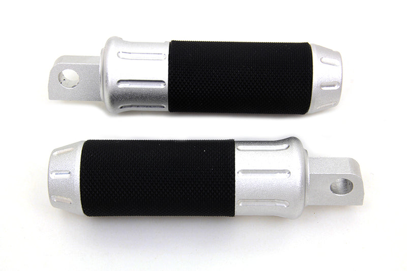Chrome Shot Peened Style Footpeg Set