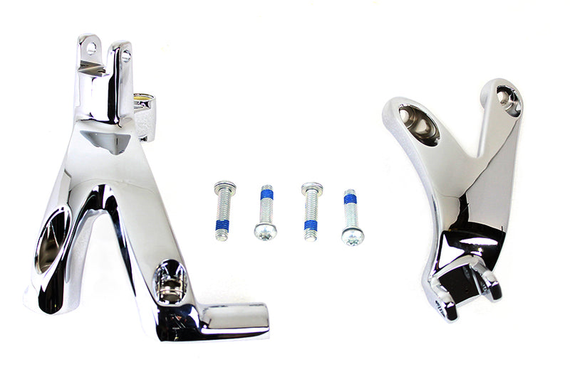 OE Standard Forward Control Mount Kit Chrome