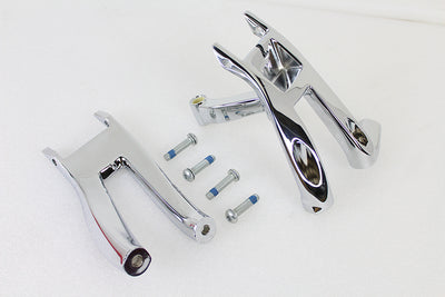 OE Chrome Driver Footboard Mount Kit