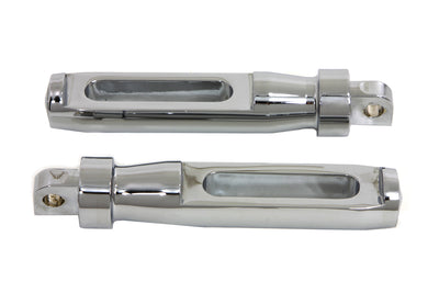 Chrome Batique Style Footpeg Set