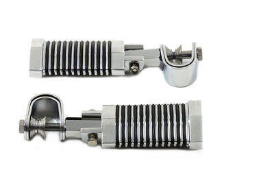 O-Ring Style Footpeg Set Flat Diamond Shape