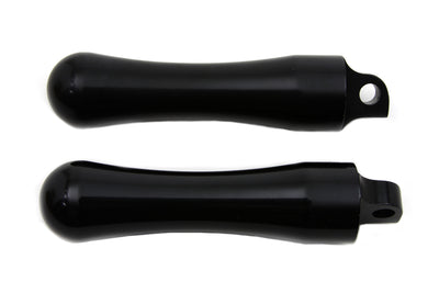 Black Contour End Footpeg Set