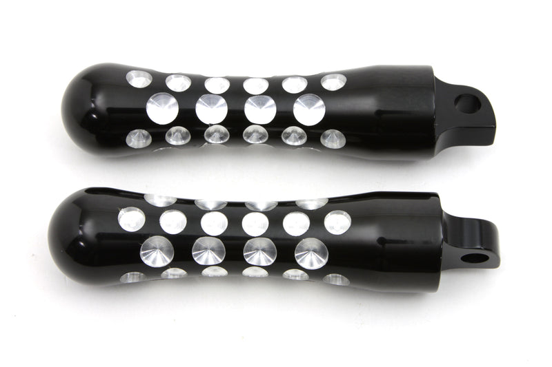 Black Contour Agostinni Footpeg Set