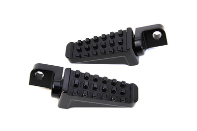 Black Racer Style Footpeg Set