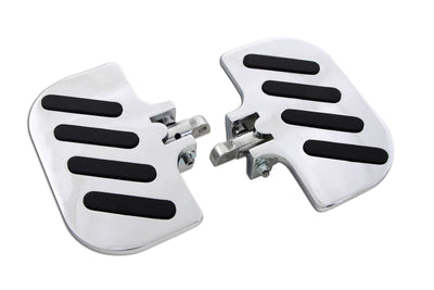 Chrome Slot Inverted Passenger Footboard Set