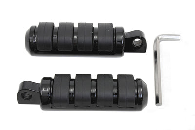 Small Cats Paw Footpeg Set Black