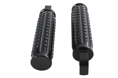 Black Grained Style Footpeg Set