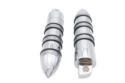 Rocket Style Footpeg Set Chrome - 35171
