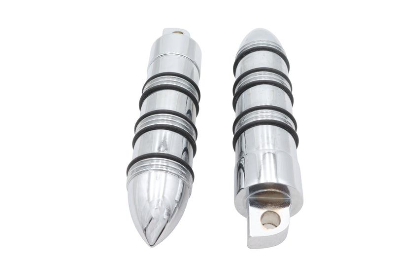 Rocket Style Footpeg Set Chrome - 35171