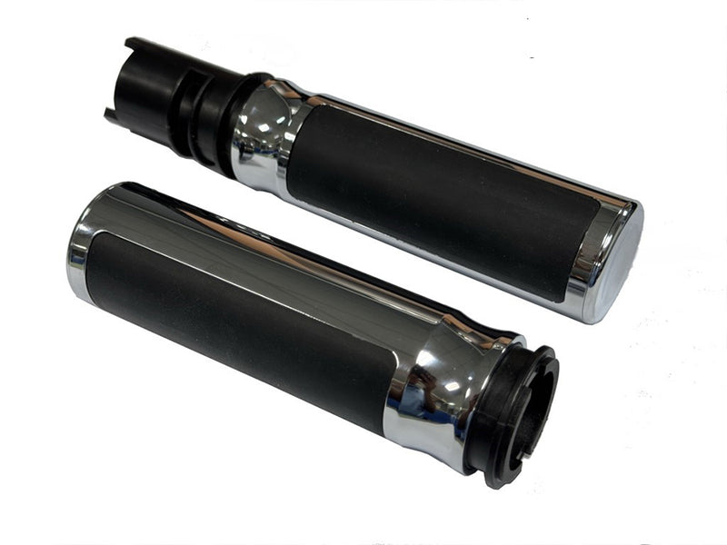Bronx Throttle By Wire Grip Set Chrome