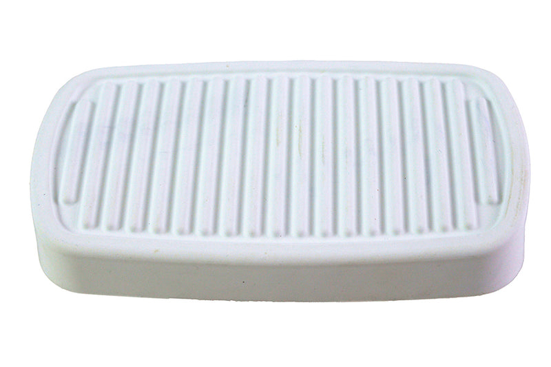 White Brake Pedal Rubber