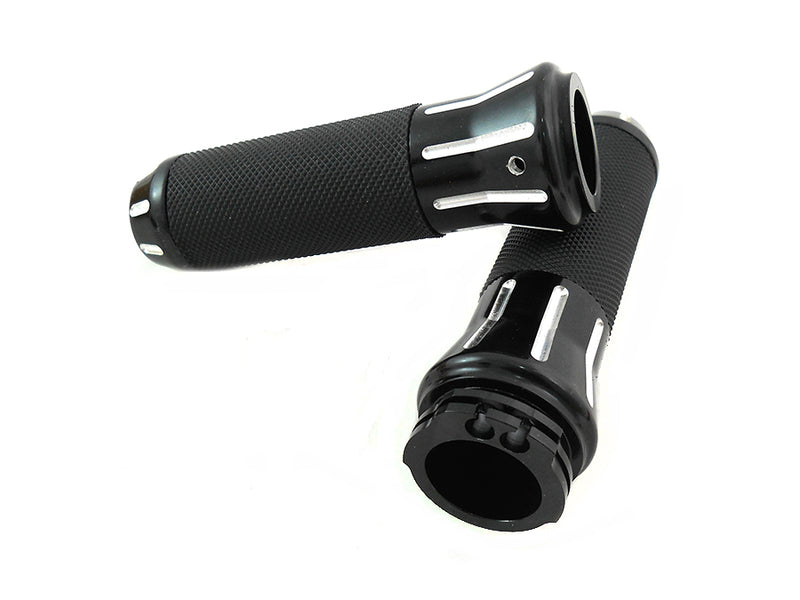 Black Grip Set with Black End Caps