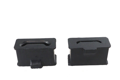 Muffler Mount Set Black Rubber