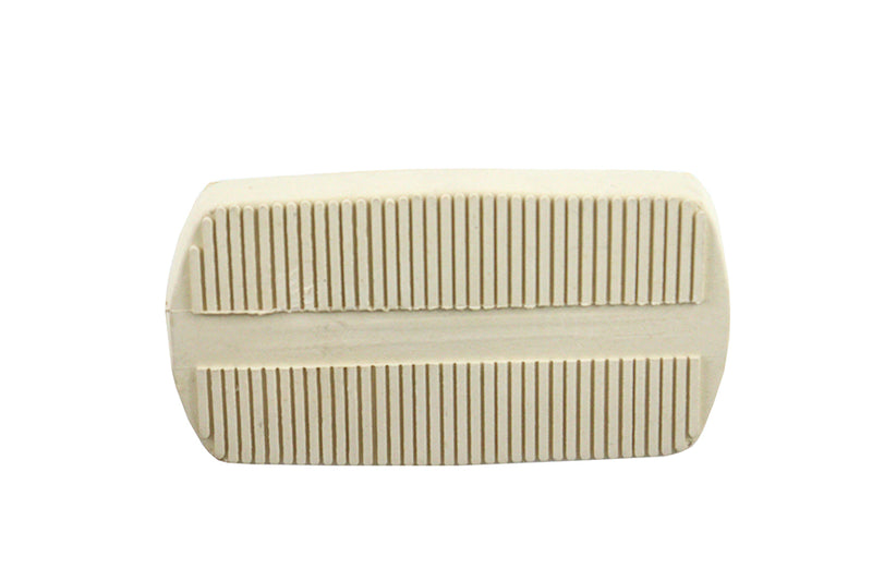 White FLH Brake Pedal Rubber Kit