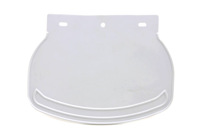 Mud Flap Rubber White Plain
