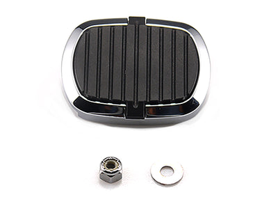 Small Brake Pedal Pad Chrome