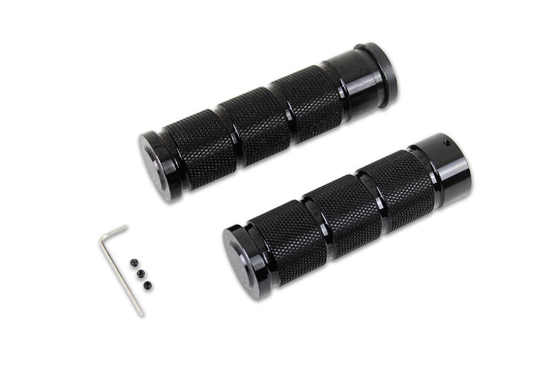Black Retro Throttle by Wire Grip Set