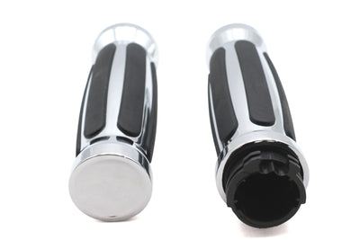 Rail Style Barrel Grip Set Chrome