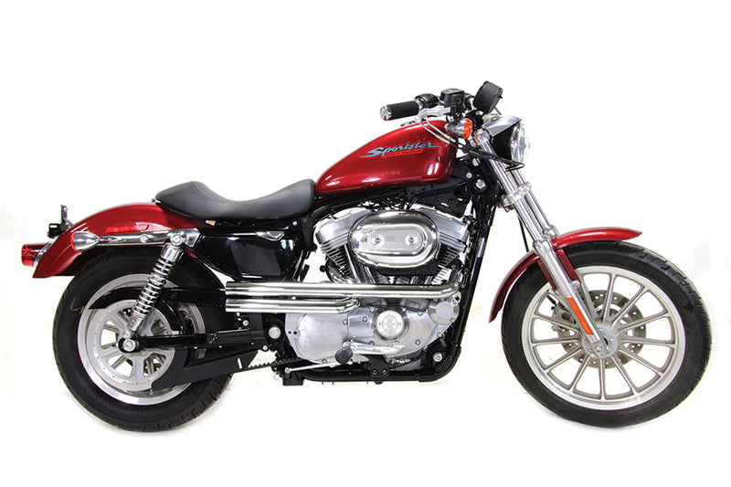 XL Shotgun Exhaust Drag Pipe Set Chrome