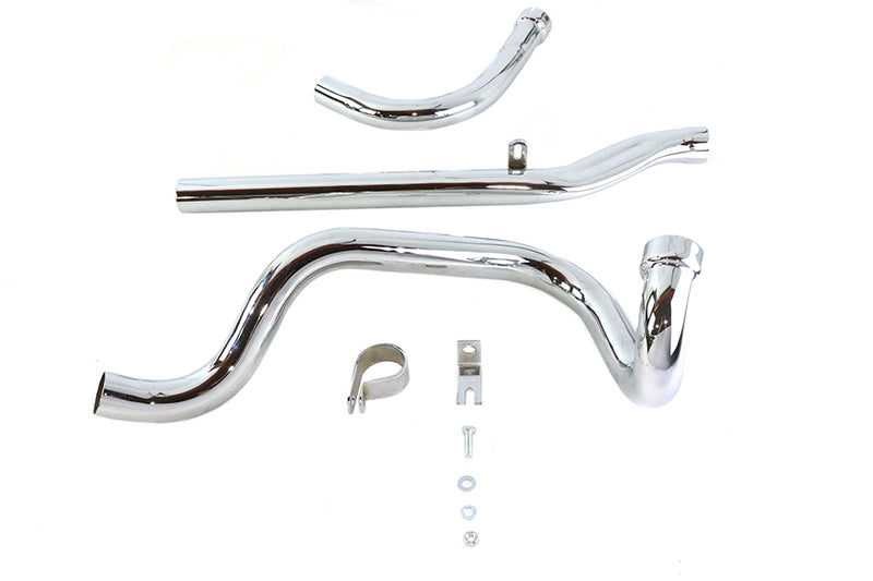 Dual Crossover Chrome Exhaust System