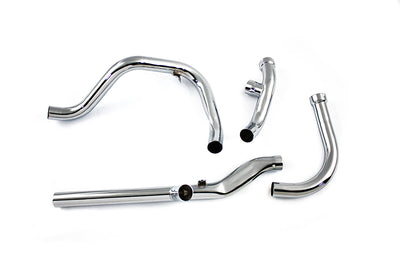 Dual Crossover Chrome Exhaust System
