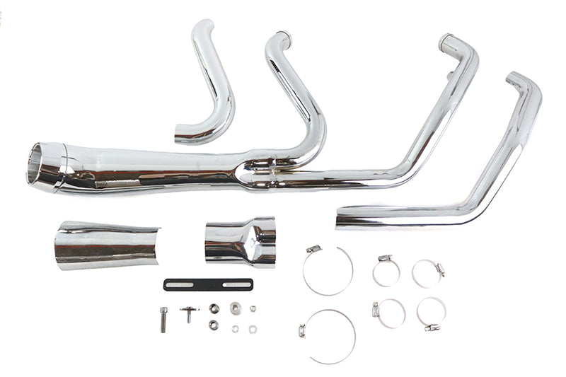 Cyclone 1-3/4 inch 2 into 1 Exhaust Header Set Chrome