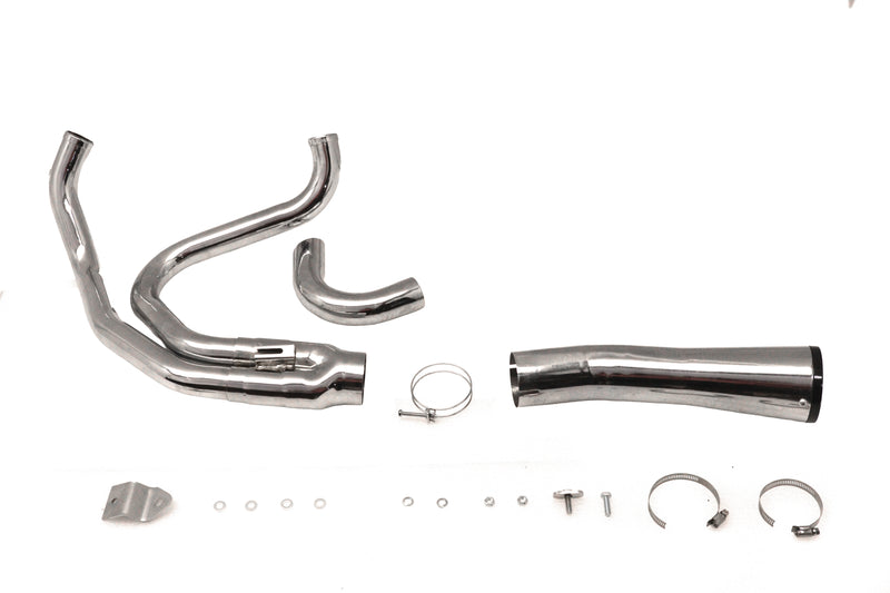 Wyatt Gatling Road Rage Exhaust Header System Chrome - 3165