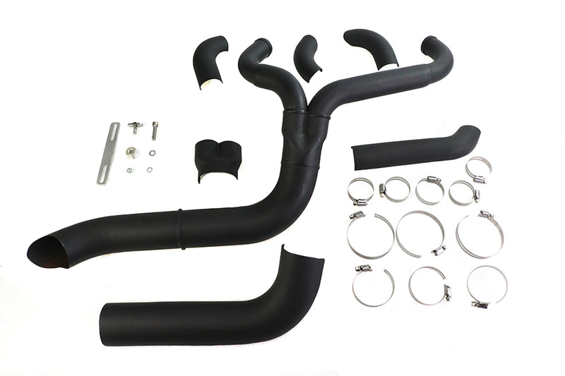 Speedster 1-3/4 inch 2 into 1 Exhaust Header Set Black