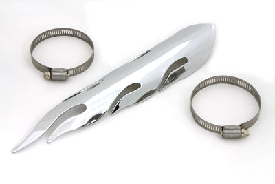 Exhaust Heat Shield Flame Style