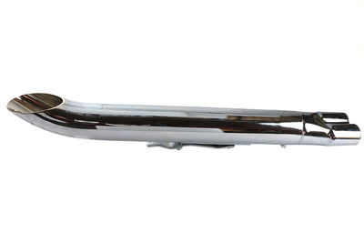 2:1 24 inch Collector Turn Out Muffler Chrome