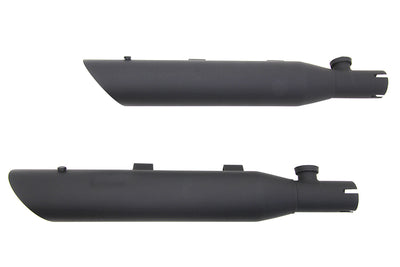 Wyatt Gatling Side Slash Slip-On Muffler Set Black