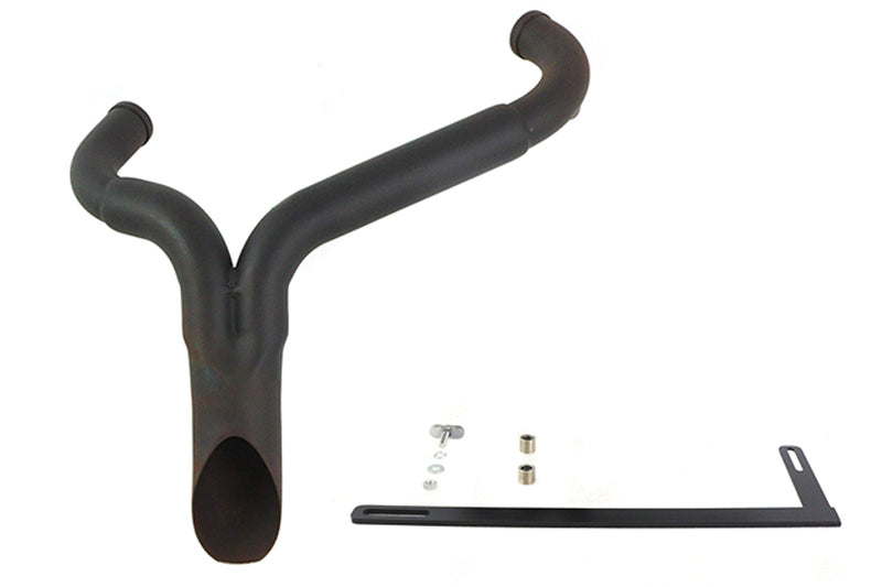 Wyatt Gatling  inchY inch Exhaust Pipe Header Black