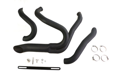 Black Wyatt Gatling 2 into 1 Exhaust Pipe Header Kit