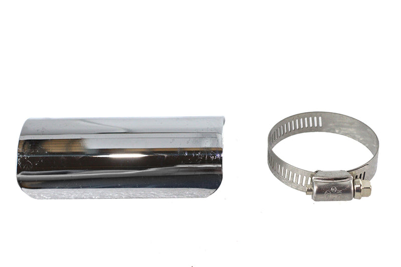 4 inch Exhaust Heat Shield Chrome